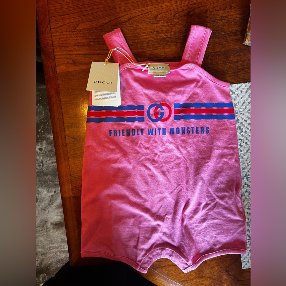 Gucci baby onsie